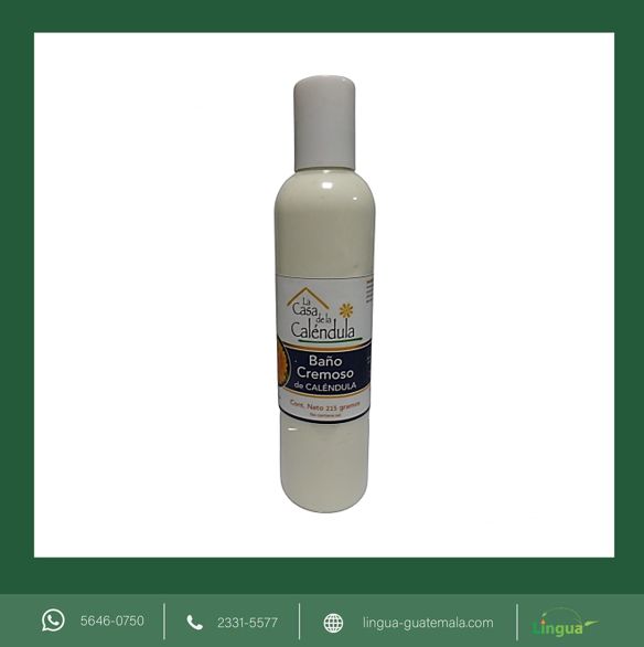 Lingua - Baño (jabón) cremoso de caléndula 230gr