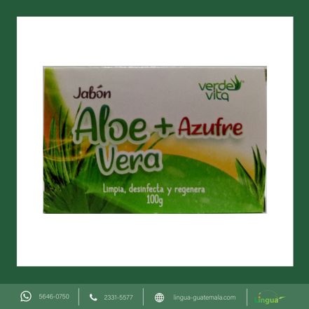 Lingua - Jabón de aloe y azufre