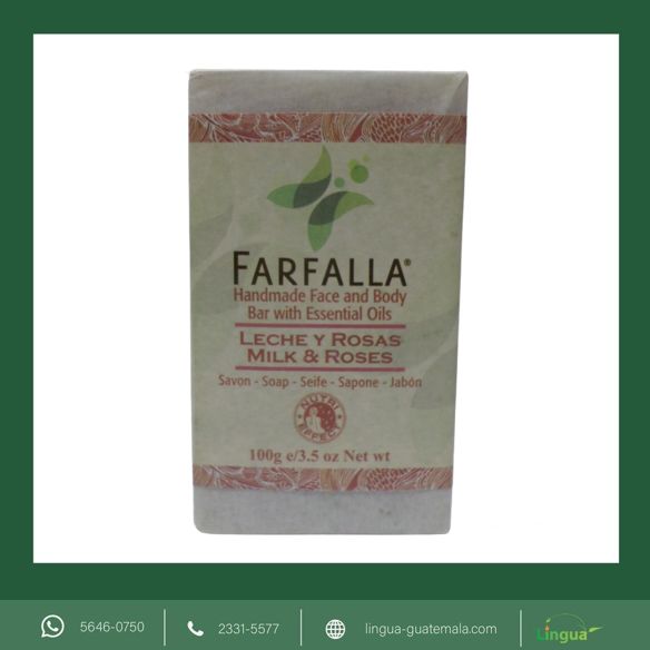 Jabón de leche y rosas