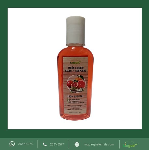 Lingua - Jabón líquido facial y corporal natural